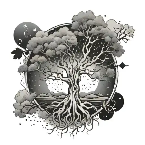 Water Tree Of Life Transience Joy Of Life Constellation Aries And Cancer