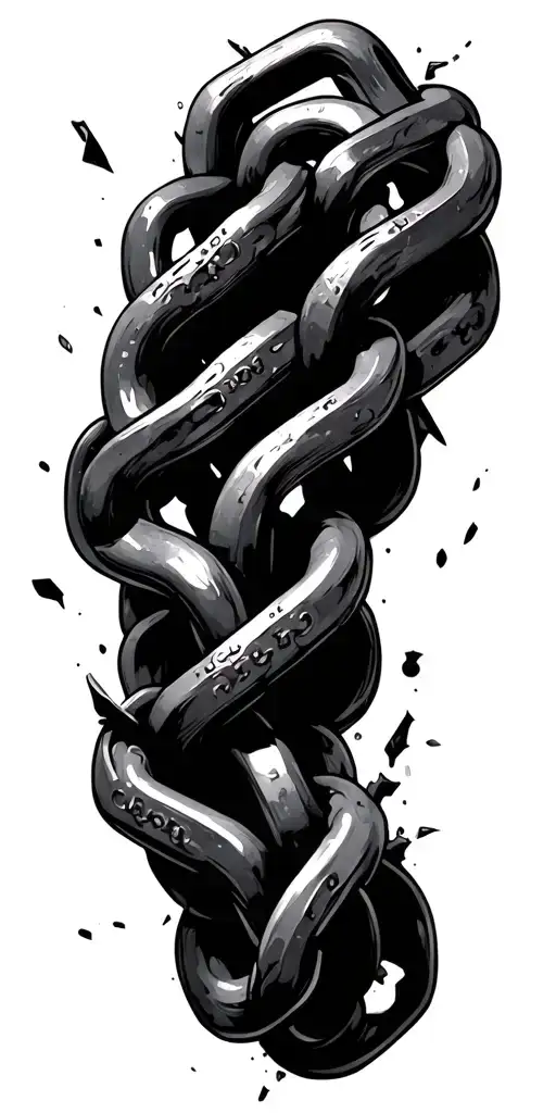 Chains Breaking Apart