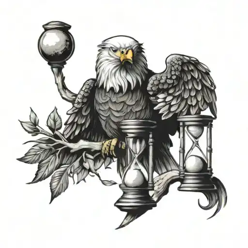 Eagle And Hourglass