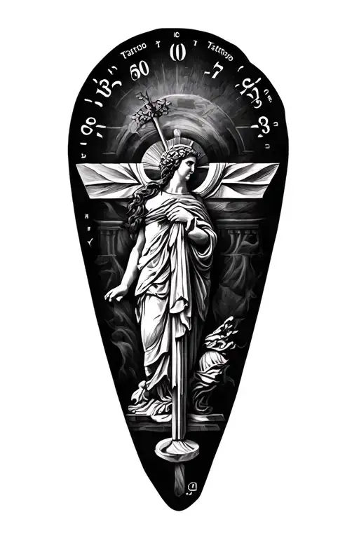 Create A Tattoo In The Roman Greek Still Symbolizes Home Where These Coordinates Are Installed 50