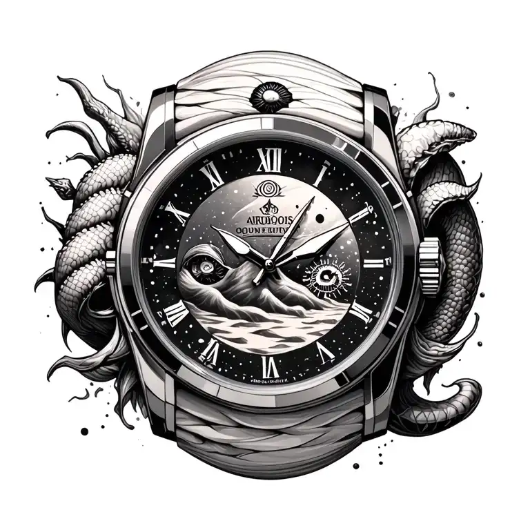 Ouroborus Sand Watch Time