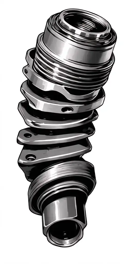 Piston And Cylinder Resting Peacefully