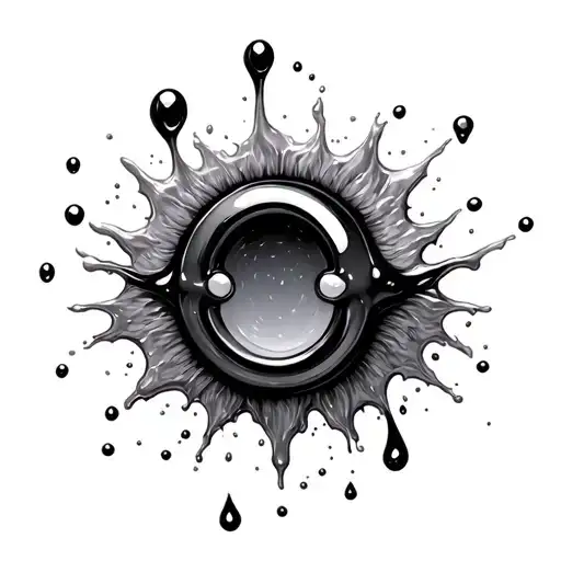 Blood Group O- With Several Drops Of Blood