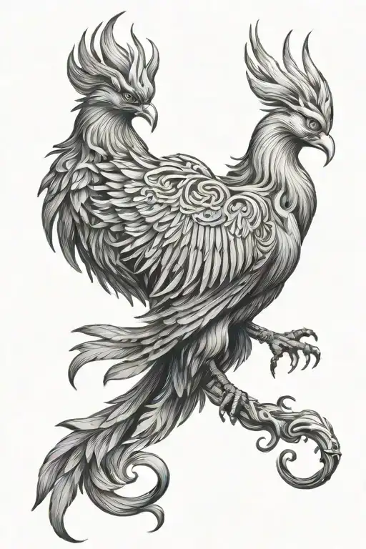 Phoenix Tatoo For Man