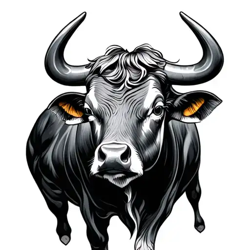 Bull With Nose Ring