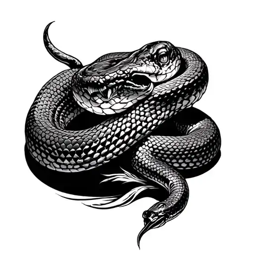 Snake Enrolled In A Woman's Body