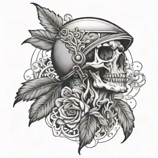 Create A Masculine Tattoo Mixing Both German And Puertorican Heritage