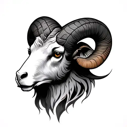 Aries Tattoo For Head