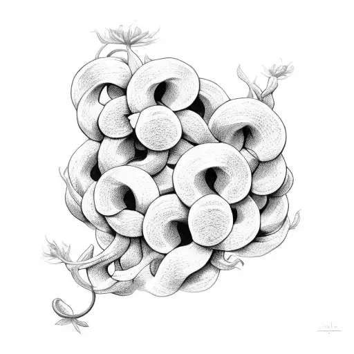 Long Vine That Starts Off Dead And Slowly Blooms Into A Flower