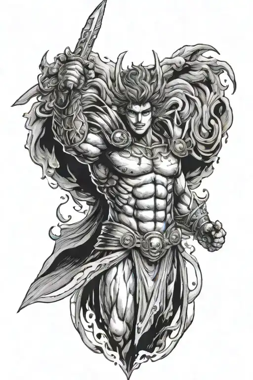 Hades Video Game Style Berserk Manga