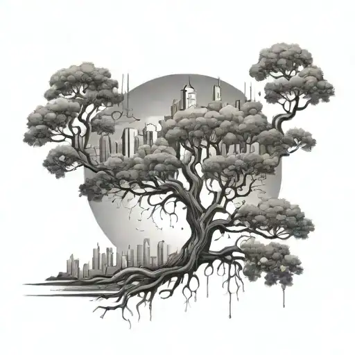 Tree With Cities As Branches