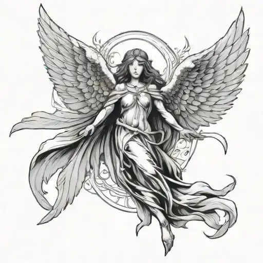 Seraphim Angel Symmetrical Biblical Accurate Angel