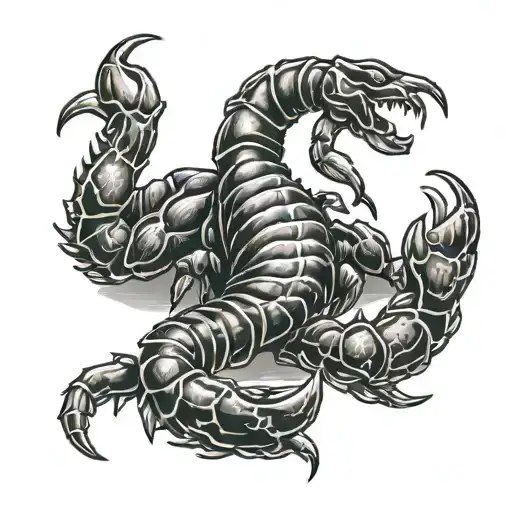 Scorpion With Born And Death Date