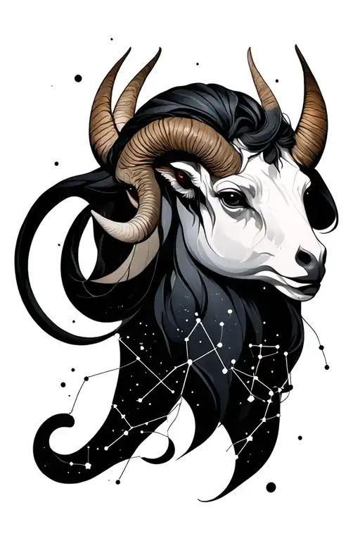 Tauro Y Aries Constellation Intertwined