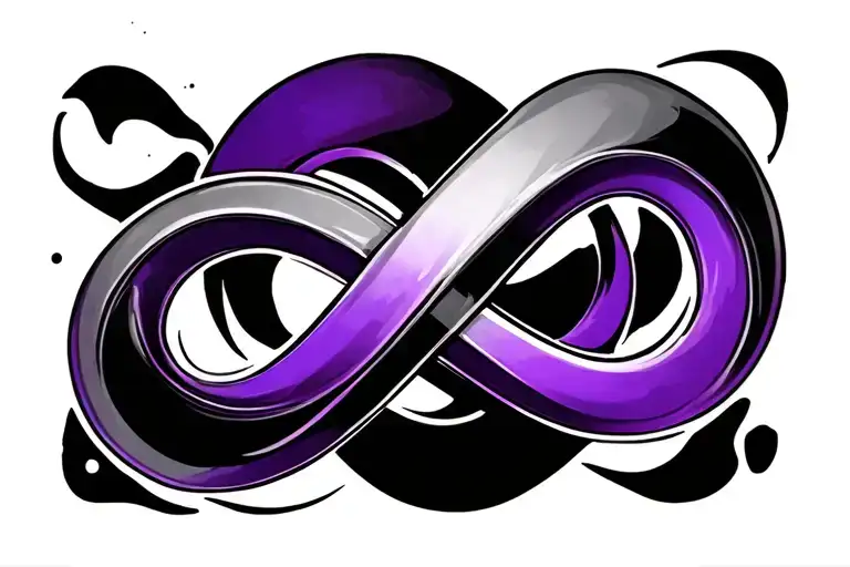 Purple Infinity Symbol