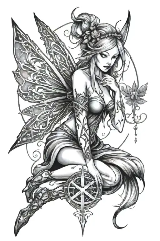 Navi The Fairy With Nordic Runes For Anxiety And Grief