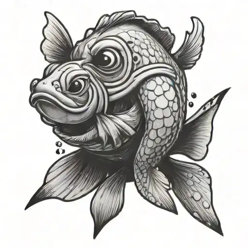 Pudge The Fish And Stitch Holding