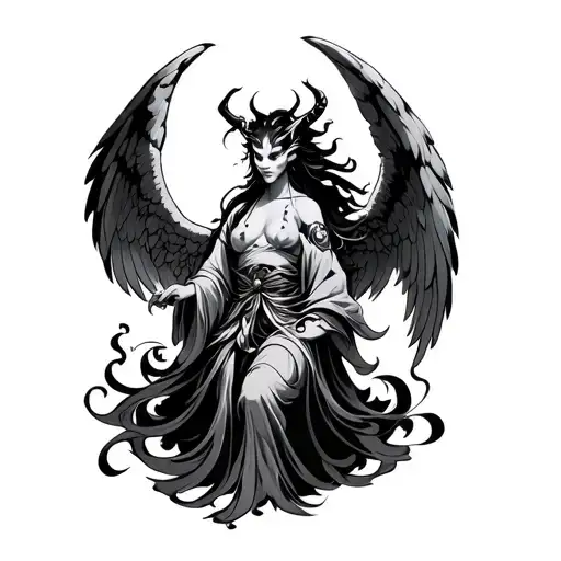 Japanese Demon Angel