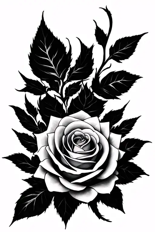 Nova With A Rose Intertwined