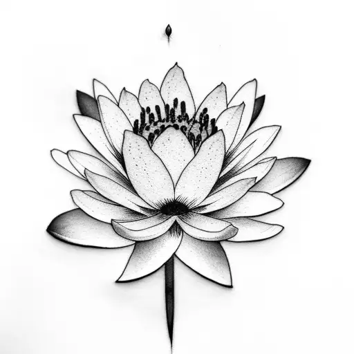 Hawthorne And Water Lilly