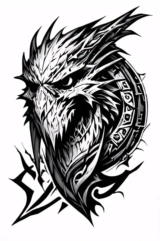 Cyberpunk Inspired Skyrim Logo