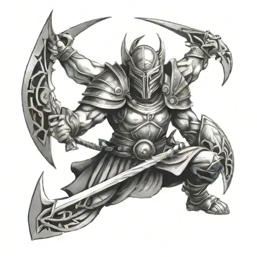 Stength And Wisdom Warrior