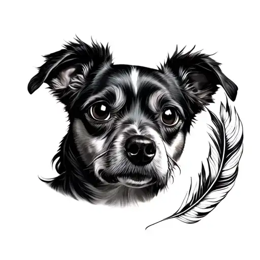 Plume De Pan With Dog Eyes Looking