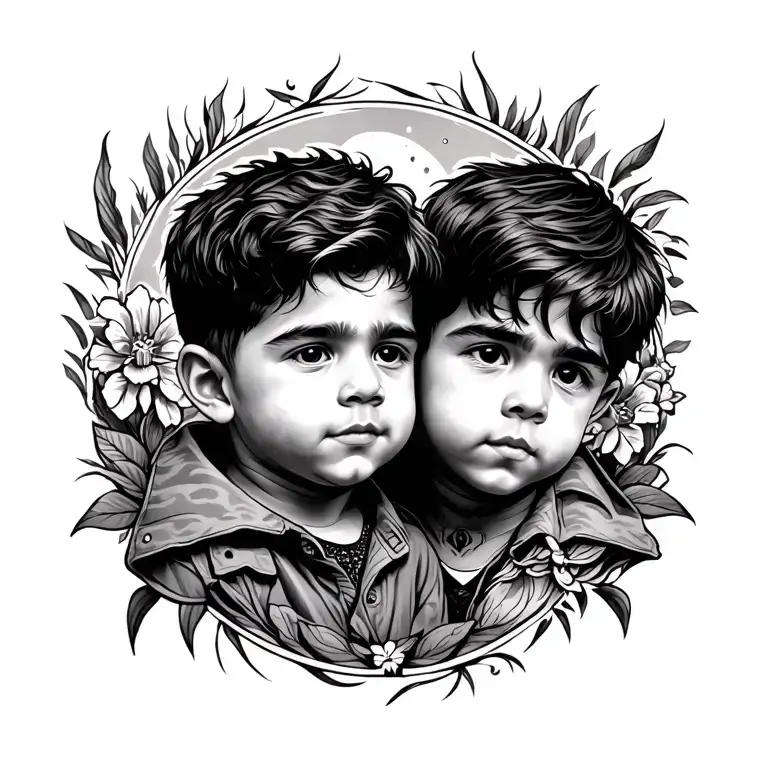 2 Sons Liam And Santiago