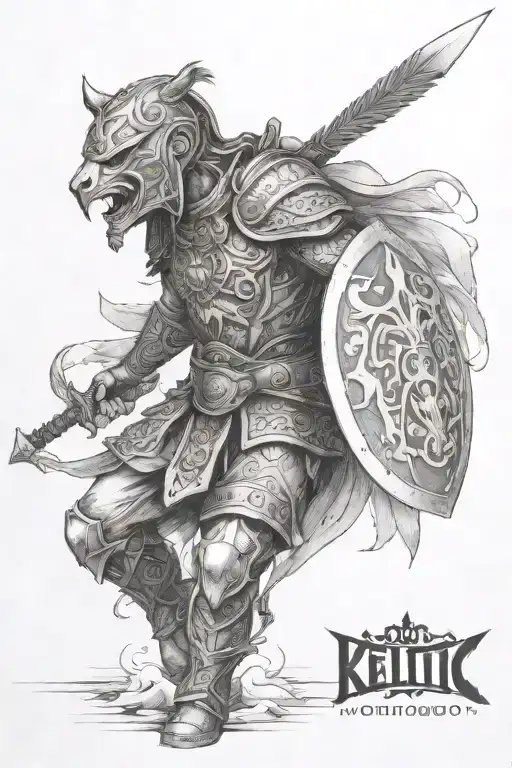 Keltic Warrior Surrounded