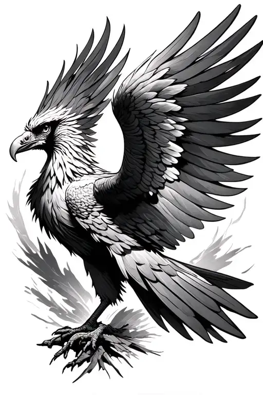 Pheonix That Represents Strength After Destruction Use Usa Flag And Time Too