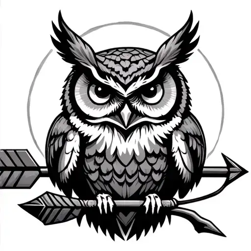 Owl And Arrow Weapon