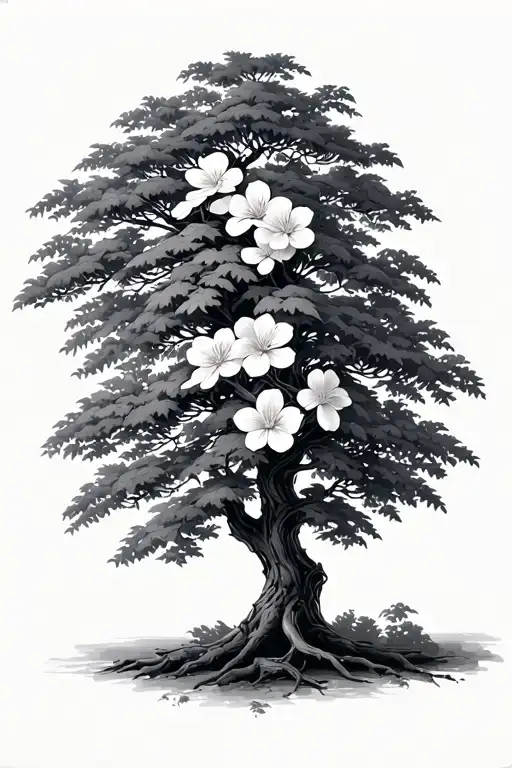 Dogwood Tree Growing