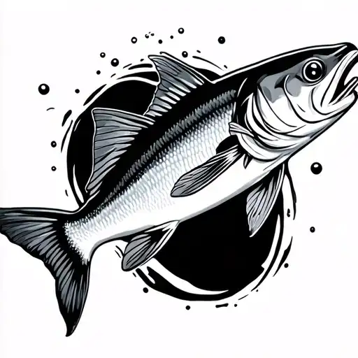 Outline Of Florida With A Snook Realism Ocean