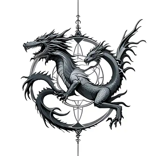 Dragons And Transmutation Circle