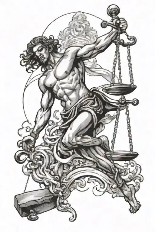 Libra Gay Man Falling