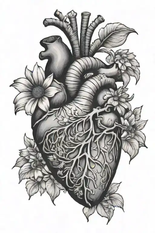 Daisies Book Anatomical Heart