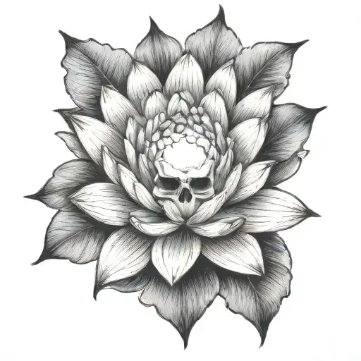 Water Lily Skull