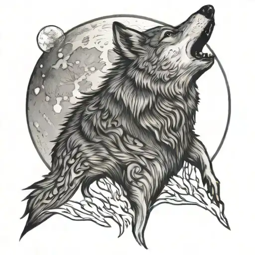 Wolf At The Moon