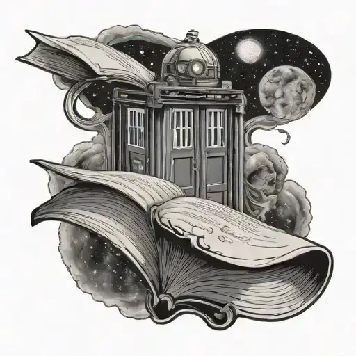 Open Book Doctor Who In Space