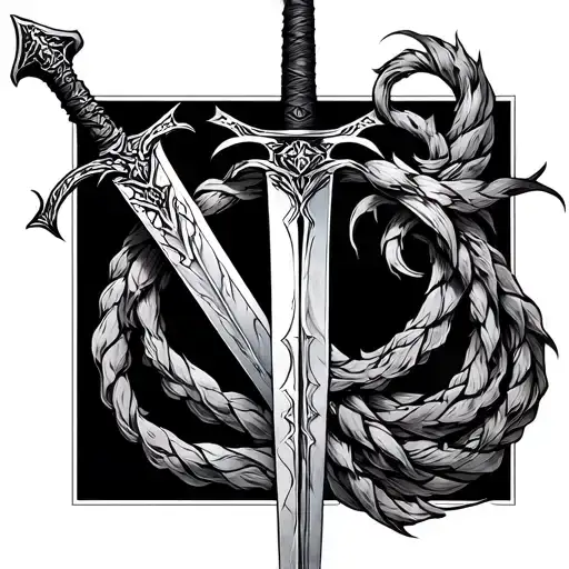 The Witcher Sword Intertwined