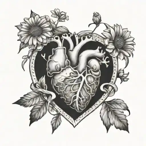 Daisies Book Anatomical Heart