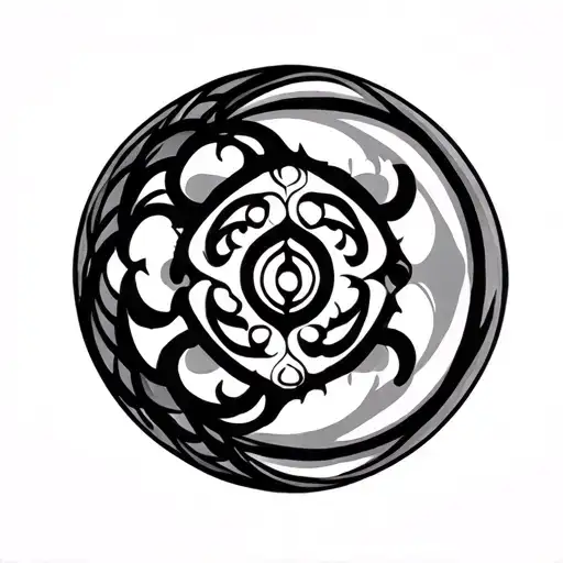 Taoist Symbol Featuring Suneha