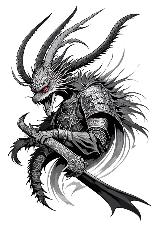 Japanise Deamon Warrior