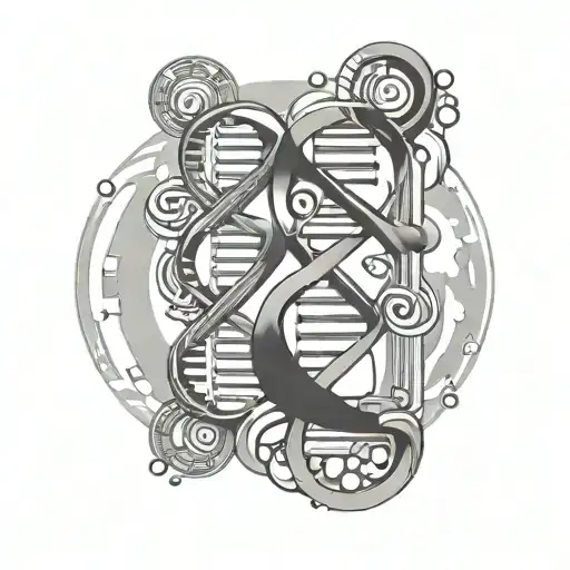Dna And Infinity Symbol