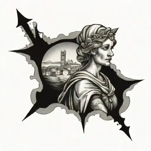 Christian Pilgrimage Woman To Compostela