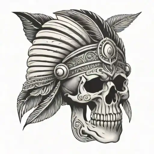 Skull Indian Maori