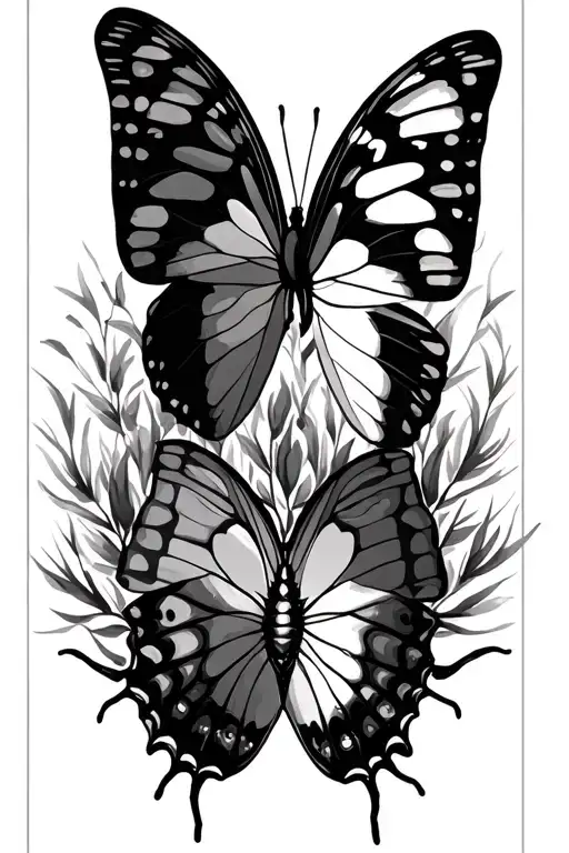 Butterfly Side And Spider Side