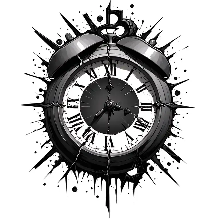 Broken Clock Surrounded