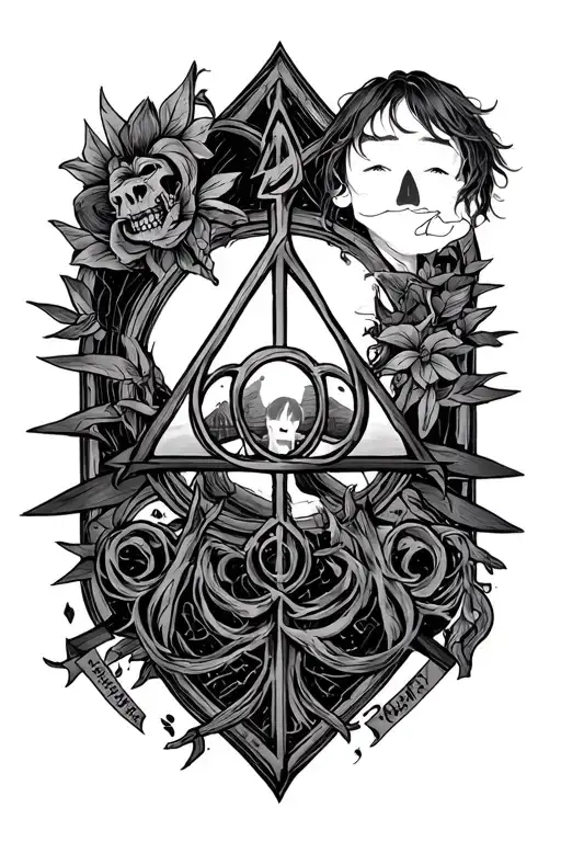 Manga With Theme Harry Pothter Deathly Hallows