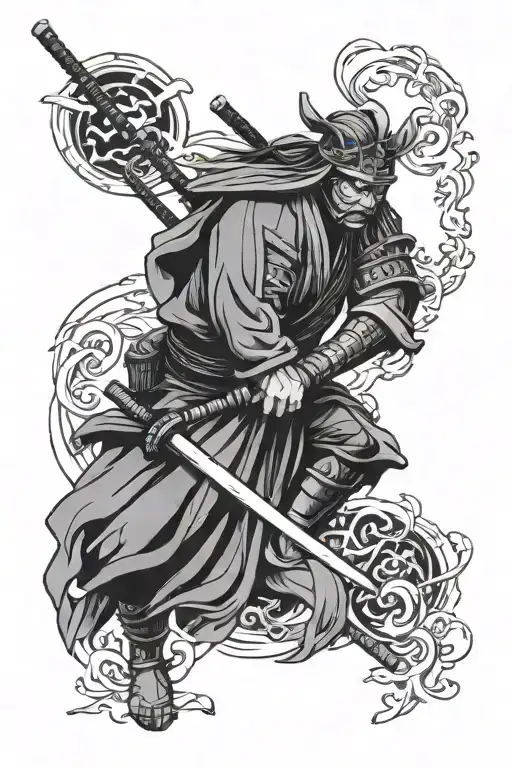 Samurai Never Give Up On Your Life Intertwined